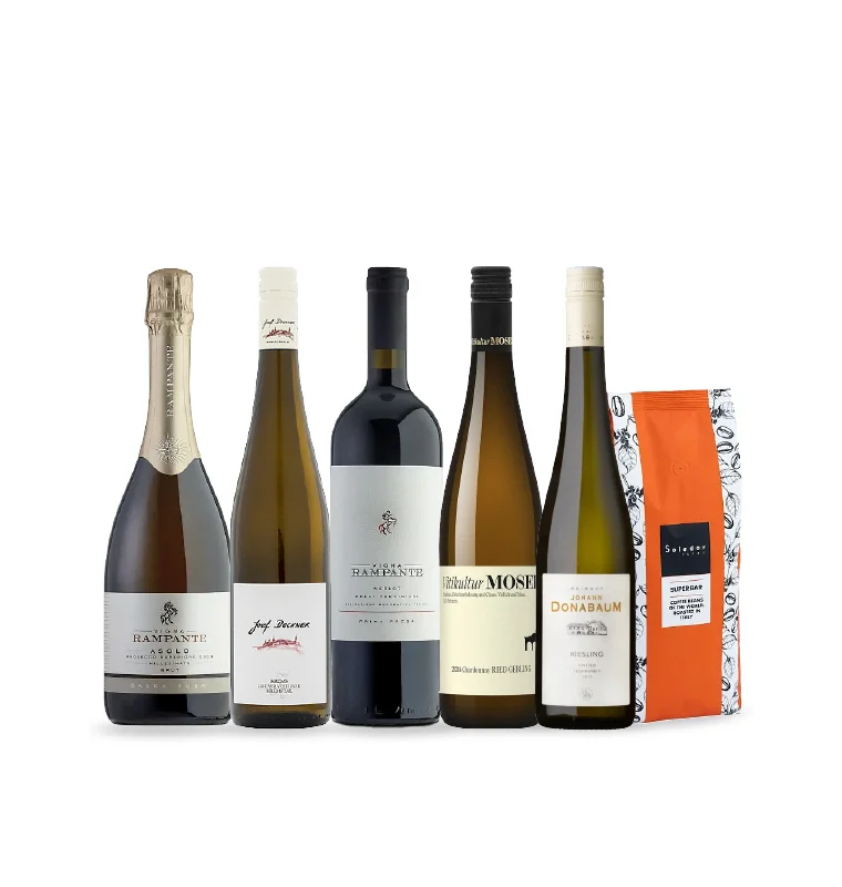 Vigna Rampante Degustační sada SOMELIÉR + káva SOLEDOR Super Bar